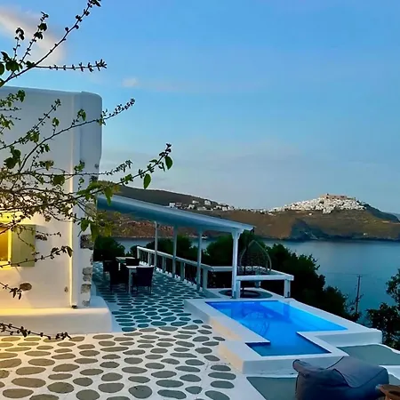 Сasa de vacaciones Siesta Cycladic Elegance With Castle View