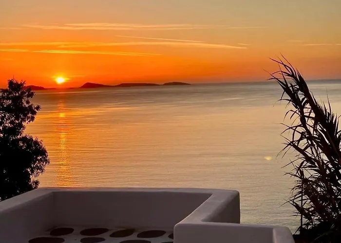 بيت للعطل Siesta Cycladic Elegance With Castle View ليفاذيا أستيبالياس