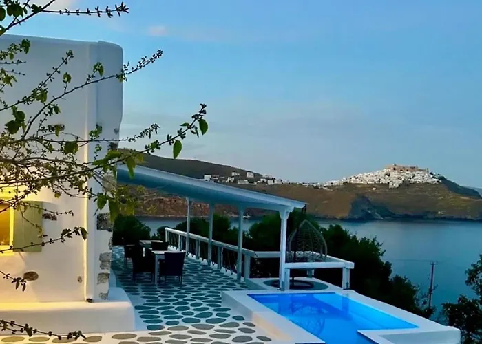 بيت للعطل Siesta Cycladic Elegance With Castle View
